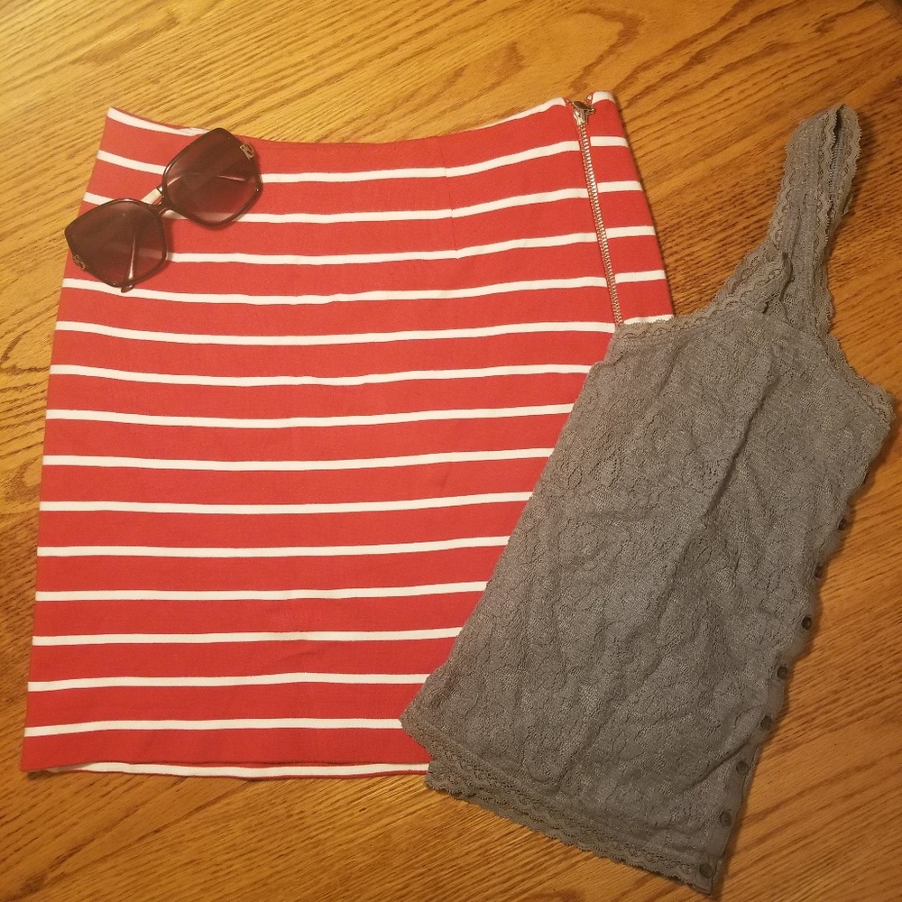 Striped skirt